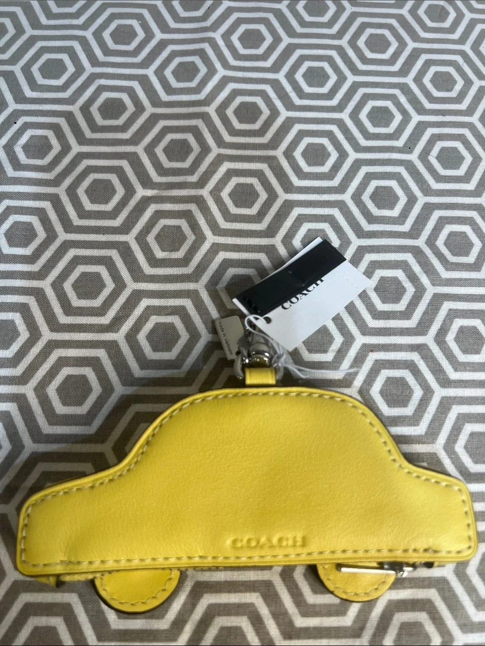 Coach leather car